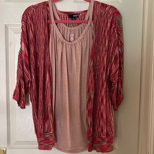 A.N.A. CARDIGAN/TANK SET